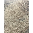thumbnail image 3 of 16" x 16" Contemporary Distressed Blue Ivory Grey Square Ottoman Pouf, 3 of 3