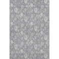 thumbnail image 2 of Addison Rugs Mayfield Washable Transitional Floral Gray Rectangle Rug, 5' x 7'6", 2 of 6