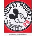 thumbnail image 2 of Chaqueta Disney Mickey Mouse para niños pequeños, forro polar, modelo Varsity 4-5T, 2 of 9