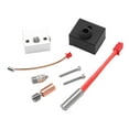 thumbnail image 2 of Kit De Bloque Calefactor, Kit De Bloque Calefactor De Aluminio Impresora 3D Garganta Bimetálica De Alta Temperatura 24V 40W Para 3 S1, Baja Conducción De Calor, Boquilla De Cobre Niquelada De 0,4 Mm, 2 of 8