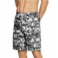 thumbnail image 3 of Speedo Men's Bondi Ombré Gradient Floral 2-Way Stretch 9" Board Shorts Black-Sm, 3 of 3