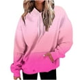 thumbnail image 3 of 2 Pack ylioge S-5X Womens Mens Plus Size Hoodies Fleece Lined Sweatshirts with Front Pocket Unisex Couples Long Sleeve Gradient Warm Pullover Hoodie Tops, 3 of 5