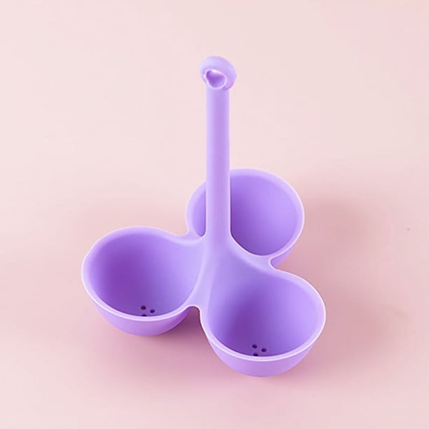 Violte Escalfador de Huevos de Silicona Escalfador de Huevos para Microondas Cocedor de Huevos fácil Cocedor de Huevos Escalfador de Huevos cocidos Cocinar Huevos de Silicona para cazuela