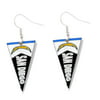 NFL Sport Team San Diego Chargers Pennant Dangle Earring
