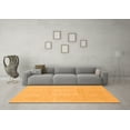 thumbnail image 3 of Ahgly Company Indoor Rectangle Abstract Orange Modern Area Rugs, 8' x 10', 3 of 4
