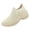 Beige, variant on Women's Walking Sneakers Orthopedic Shoes 2026 Comfortable Thick Soled Walking Shoes Lightweight Casual Non Slip Thick Sole Sneakers Black 7.5 Wide