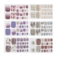 thumbnail image 3 of 6 Sheets Waterproof Nail Stickers Self-adhesive Nail Tip Decals Diy Nail Decor, 3 of 3