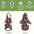 thumbnail image 6 of Junzan Red Mushrooms Dog Hoodie Puppy Sweater Sweatshirt,Cold Weather Coat Pet Clothes for Dog Cat-Large, 6 of 9