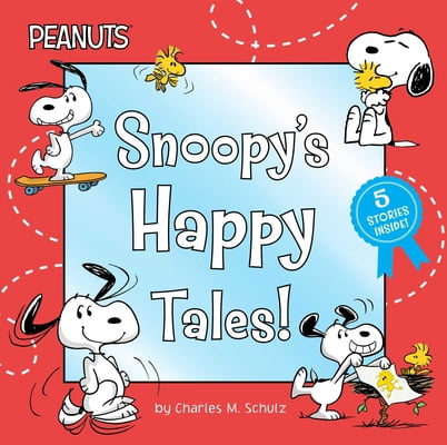 Pre-Owned Snoopy's Happy Tales!: Snoopy Goes to School; Snoopy Takes Off!; Shoot for the Moon, Snoopy!; A Best Friend for Snoopy; Woodstock's First Flight! (Hardcover) 1665900636 9781665900638