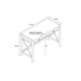 thumbnail image 3 of Linon Bureau en Bois Anna en Noir, 3 of 7