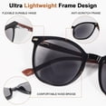 thumbnail image 3 of Gafas de sol de lectura LADEESSE UV400, paquete de 3 lectores solares, 3 of 6