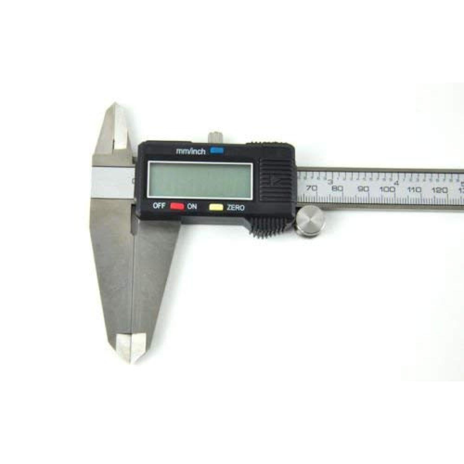Electronic Digital Caliper, 012 Inch/300 mm Stainless Steel Body LCD
