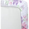 thumbnail image 7 of Baby Essentials 2 Pack of 52”L x 28”W Standard Microfiber Patterned Fitted Elastic Baby Crib Sheets for Newborns, Infants and Toddlers Nursery, Crib, Bed and Mattress in Flowers & Polka Dots, 7 of 7
