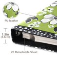 thumbnail image 3 of FORMRS 3 Ring Photo Album 4"x6" Self Adhesive Large Capacity PU Leather Cover, Retro Floral, 3 of 8