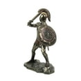 thumbnail image 2 of Veronese Design 9 1/4 Inch Greek Hero Hector of Troy Battle Stance Cold Cast Resin Bronze Finish Statue Home Decor, 2 of 4