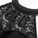 thumbnail image 5 of Vestido de cóctel vintage de encaje bordado con hombros descubiertos para mujer, 5 of 5
