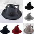 thumbnail image 4 of ITFABS Casquette Amusante pour Femmes à Visière Monochrome Tricotée Mode Halloween Chapeau de Loisir, 4 of 5