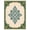 Ivory, Pattern 3, variant on ODIKA 4'x6' Machine Washable Non-Slip Area Rug, Elegant Jacquard Medallion with Ornate Floral Accents High Traffic Rug, Gold, 665490