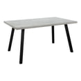thumbnail image 3 of Monarch Specialties Dining Table, 60" Rectangular, Kitchen, Dining Room, Metal, Laminate, Grey, Black, Contemporary, Modern, 3 of 4