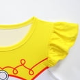 thumbnail image 7 of Western Cowgirl Costume Dress Cow Print Yellow Top Outfit Dress Up for Halloween Cosplay Birthday Party Role Play,Size 160, 7 of 7