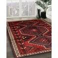 thumbnail image 3 of Ahgly Company Machine Washable Indoor Square Traditional Sepia Brown Area Rugs, 3' Square, 3 of 7