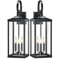thumbnail image 1 of Lámpara de pared Light Fixture Yolsunes, 61 cm, negra, impermeable, 3 luces, 1 of 9