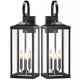 thumbnail image 1 of Lámpara de pared Light Fixture Yolsunes, 61 cm, negra, impermeable, 3 luces, 1 of 9
