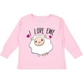 thumbnail image 3 of Inktastic I Love Ewe- cute sheep Boys or Girls Long Sleeve Toddler T-Shirt, 3 of 5