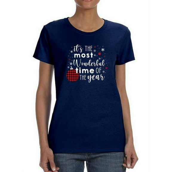 The Wonderful Time Of The Year. Shaped T-Shirt Women -GoatDeals Designs, Female XX-Large