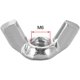 thumbnail image 3 of Tuercas para alimentos M6 mariposa acero apretar carbono 20 por ciento esquí esquí Gafas de esquí, 3 of 3