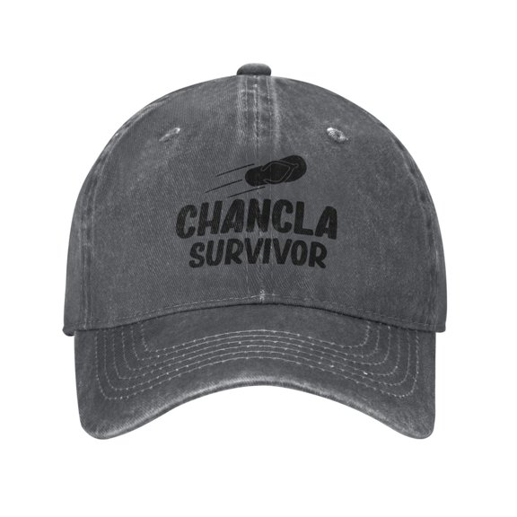 Chancla Survivor Adult Adjustable Classic Washed Casquette Cap Hat Baseball Cap For Man For Woman