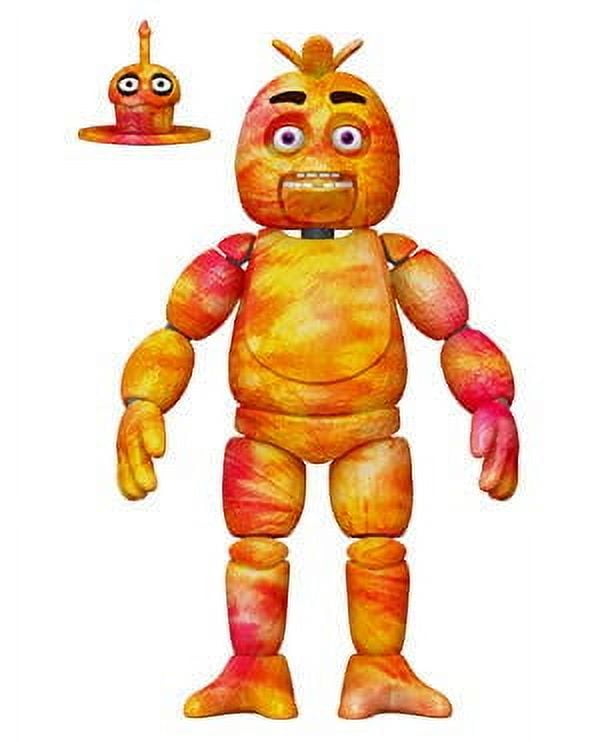 Funko Five Nights at Freddy's Tie-Dye Action Figures Set of 4 (Foxy, Chica, Freddy, Bonnie)