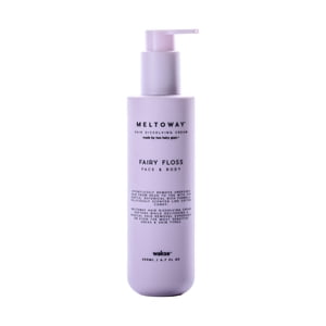 Wakse Meltoway Hair Removal Cream, Cotton Candy Scent, 6.7 oz