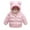Pink, variant on Baby Boys Girls Winter Coats Toddlers Warm Jacket Outerwear Bear Hoods Down Jacket Infant Kids Padded Outwear (Pink 4 Years)