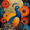 Peacock, variant on Majestic Peacock Canvas Print Wall Art Home Decor