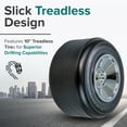 thumbnail image 5 of AlveyTech Rear Drift Wheels for the Razor DXT Drift Trike (Set of 2) - Pair of 10" Slick Treadless Tires, Wheel Kit for Pedal Powered Non-Electric Drift Tricycle, Replacement Parts, 5 of 8