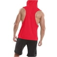 thumbnail image 5 of Timegard Mens Hoodies Summer Casual Workout Loose Sleeveless Tee Shirts Athletic Tank Top with Pockets, 5 of 7