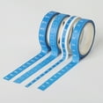 thumbnail image 4 of HOMEMAXS 4 Rolls Charm Lanyard Time Washi Tape Child 500.00X0.80X0.10CM Blue, 4 of 8