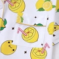 thumbnail image 6 of Cute Pajamas Sets for Women 2 Piece Casual Short Sleeve Fruit Sleepwear Loose Soft Shorts Trendy Pj Sets Yellow 2XL, 6 of 7