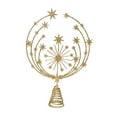 thumbnail image 2 of Xmas Tree Topper Holiday Decoration Christmas Ornament Gold Star Classic Design for Indoor Living Room Decor, 2 of 9