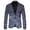 Dark Blue, variant on Mens Long Sleeve Lapel Button Button Suit Jacket Large Size Print Jacket Pocket Mens Business Men'S Blazers & Suit Jackets Dark Blue Xxxl