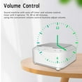thumbnail image 3 of Sleep Sound Machine, 28 Soothing Sounds Noise Reduction Sleep Aid Simple Interface Noise Machine Volume Control with USB Data Cable for Office, 3 of 8