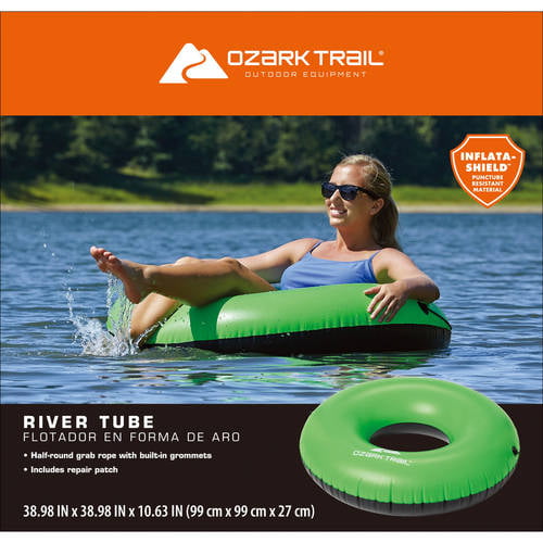 Ozark Trail 39" Red Inflatable River Tube for Pool Rafting Lake With Grab Rope for sale online 