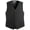 Black, variant on 4490 Men's V-Neck Two Pockets Economy Vest