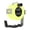 Fluorescent Yellow, variant on Scuba Diving Reel with Handle 150FT Line - Stainless Steel Cave Diving Spool for BCD, Black