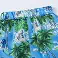 thumbnail image 3 of Odeerbi 2-16 Years Toddler Boys Beach Swim Trunks Hawaiian Print Swimming Trunks Quick Drying Swimsuit Shorts Children's Summer Elastic Waisted Swimwear Pants, 3 of 7