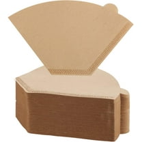 200 Pcs Coffee Paper Filters #4, Disposable Coffee Paper Filters U-Shaped Cone Paper Filters 8-12 Cup for Drip Coffee Maker, Unbleached Natural Brown Cone Paper Filter