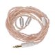 thumbnail image 2 of Cable de actualización de auriculares, cable de auriculares Cable de repuesto de auriculares chapado en plata Cable de auriculares Rendimiento sólido, 2 of 9