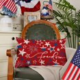 thumbnail image 2 of 4th of July Pillow Covers 12x20 Inch Stars Firework Freedom Decor Patriotic Holiday Pillow Case Independence Memorial Day Decorations for Home Sofa Couch(Red) AA521-12, 2 of 6
