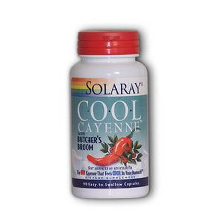 - Cool Cayenne with Butcher's Broom 40,000 HU Solaray 90 Caps